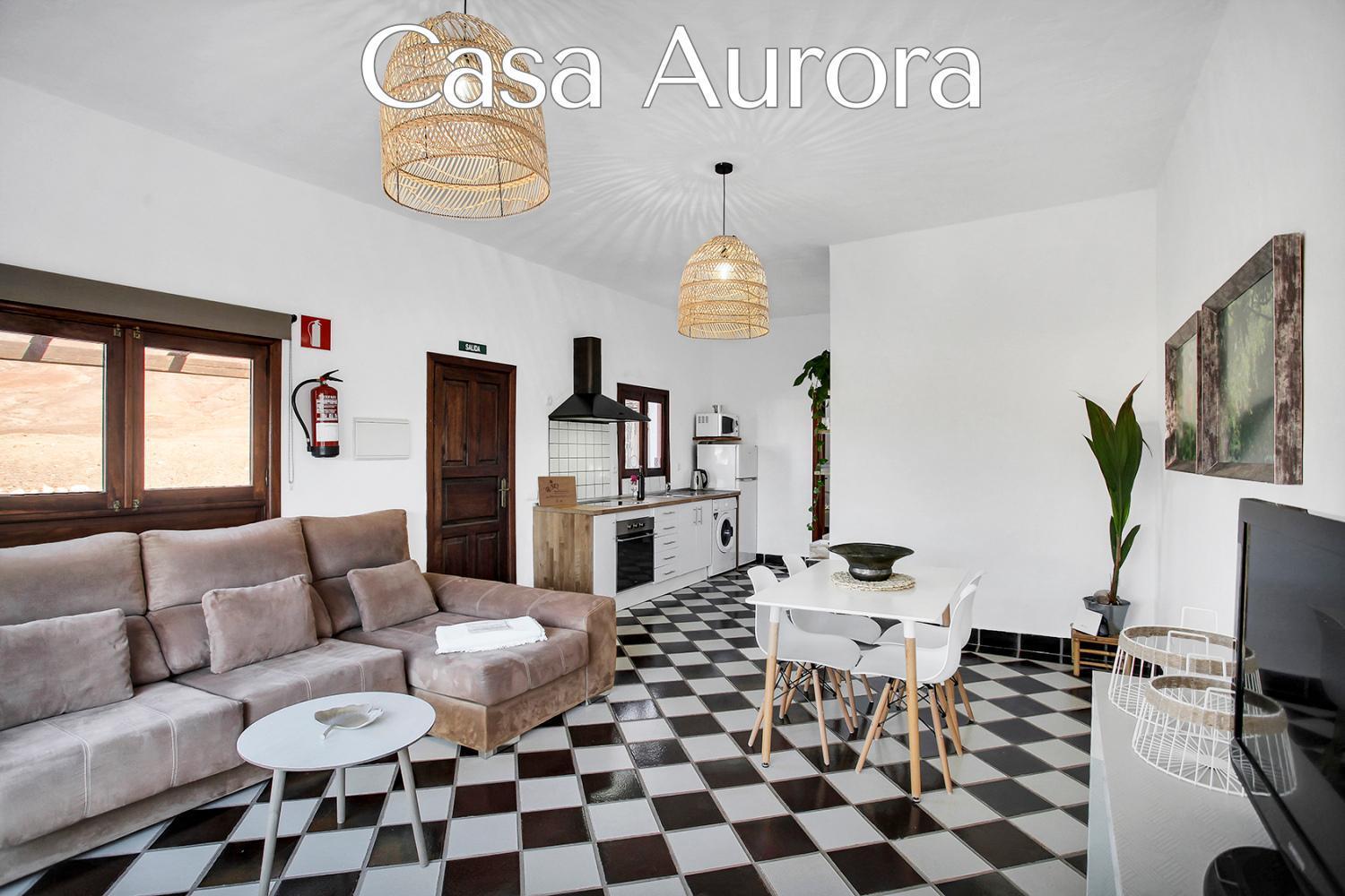 Casa Pilar, Aurora Y Tarabilla En Finca Ecologica Teguitar Bagian luar foto